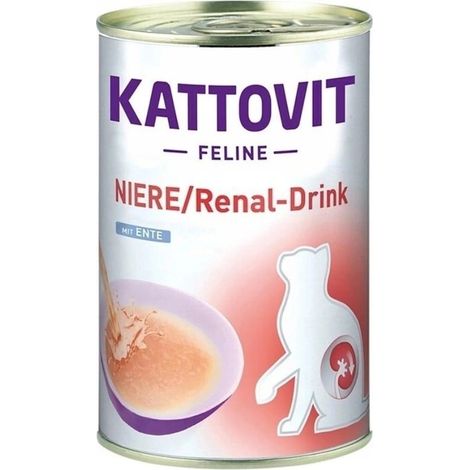 Kattovit Neire/Rental Drink Duck - sopa de pato para gatos con enfermedad renal
