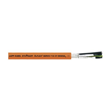 Cable eléctrico Lapp servo 719 cy 4 conductores 0,75 mm²