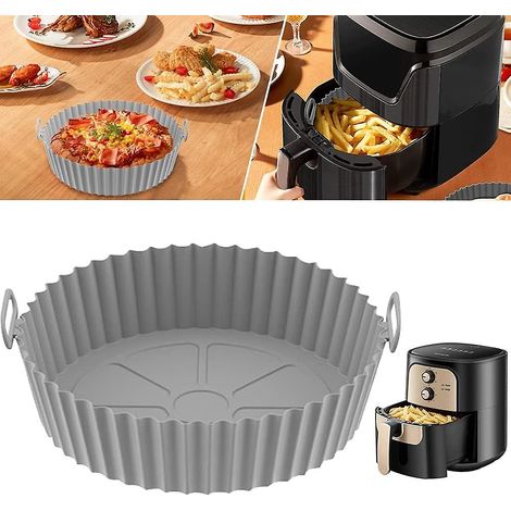 Moule en silicone réutilisable de 20 cm pour friteuse à air (1/5)