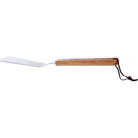 Allgrill Pizzawender Spachtel aus Edelstahl mit Holzgriff 46,5 cm (1/5)