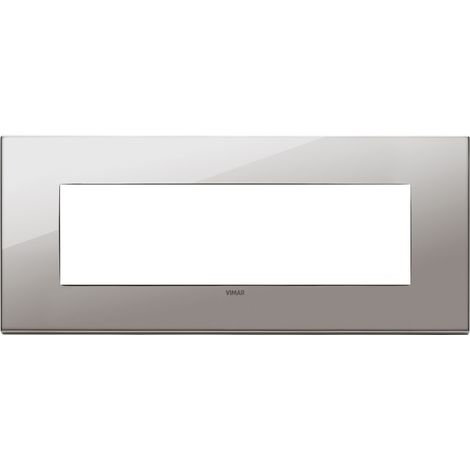Placca 7M cromo nero Vimar  22657.83