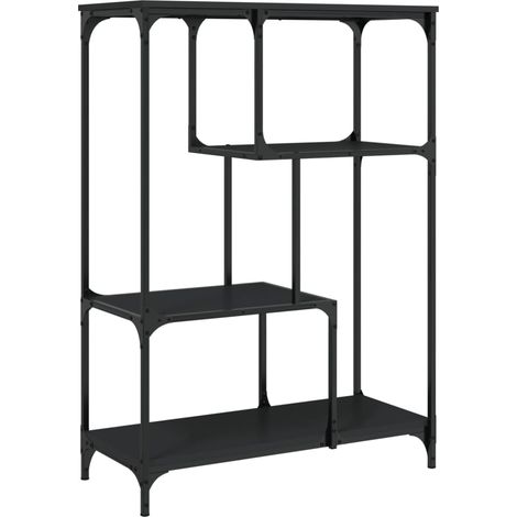Maison Exclusive - Bücherregal Schwarz 81x36x115 cm Holzwerkstoff