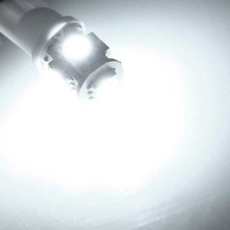 10x T10 194 168 W5W 5050 SMD 5 LED Veilleuse Ampoule Lampe Blanc Xenon Voiture (1/2)