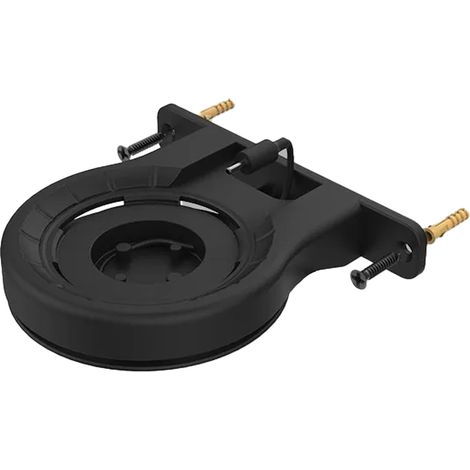 Support Murale Polyvalent pour Enceinte, Gain de Place, Compatible avec Echo Dot 3ème et 4ème Génération, Noir (1/5)