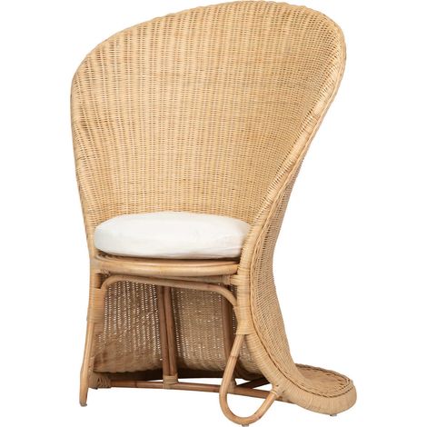 Natürlicher Ratan-Sessel 96X95X140 cm (1/5)