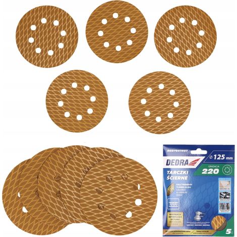Accessoire pour ponceuse Dedra ded7947r07 anti-bourrage 125 mm (1/3)