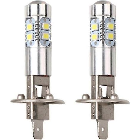 Ampoules de phares LED H1 blanc xénon Canbus sans feutre 6500K pour voitures (feux de route/croisement) - AquaForge (1/5)