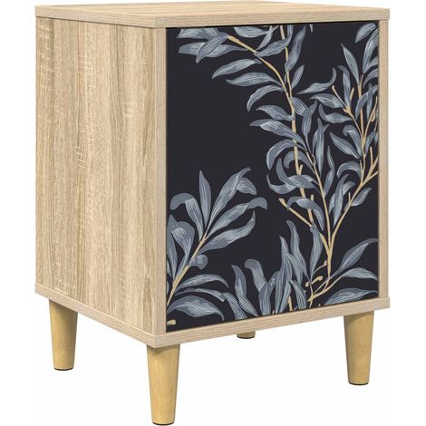 Maison Exclusive - Armadio da Notte DOKKUM Rovere Sonoma 36 x 33 x 50 cm (1/5)