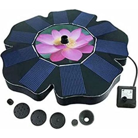 Solar schwimmender Wasserlandschaftsbrunnen mit Wasserblockierschutz mit Batterie