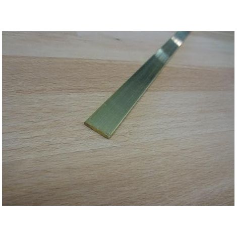 barra piatta 10x2,0 ottone 1m
