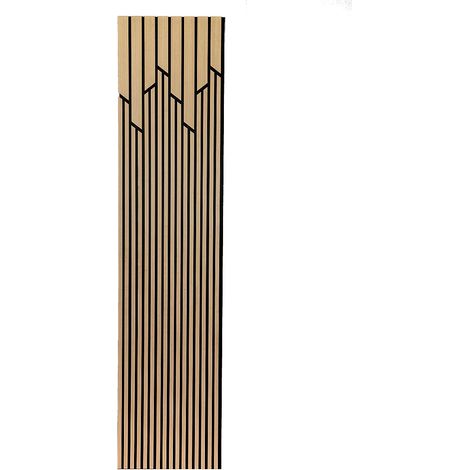 Panneau mural acoustique - Finition bois naturel clair - Pack de 3,17 m² - Lot de 2 pièces - NAVIA (1/3)