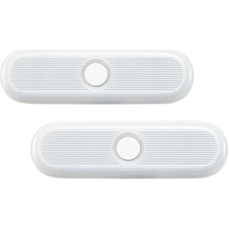 Lampe à détecteur de mouvement, veilleuse LED avec batterie rechargeable 500 mAh, magnétique et portable, économie d'énergie, lot de 2, courte (1/4)