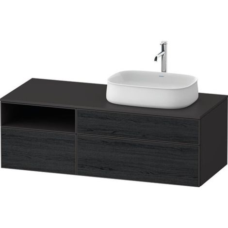 Duravit Zencha Konsolenwaschtischunterbau, 1300x550mm, 2 Auszüge, (1/2)