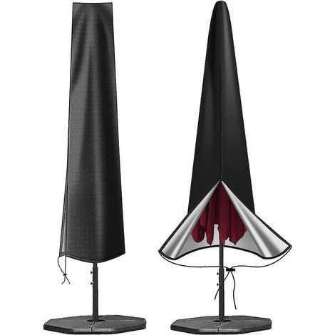 Housse de parasol imperméable en tissu Oxford 600D avec fermeture éclair (1/4)