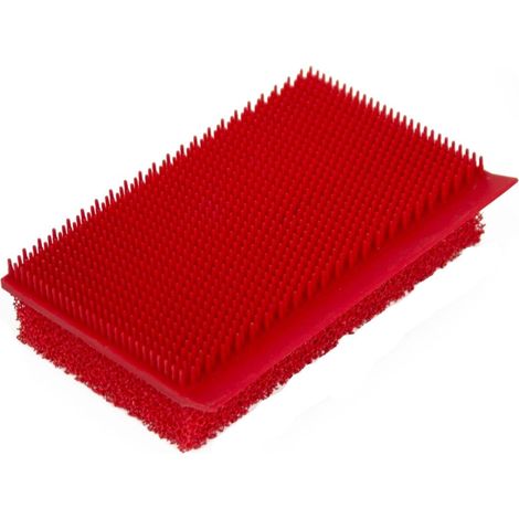 Almohadilla limpiadora silicoclean roja genius ideas