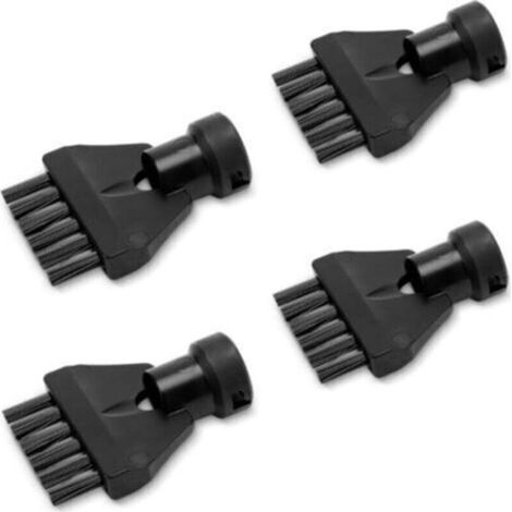 Lot de 4 brosses à Joints pour Tous Les nettoyeurs Vapeur Kärcher SC EasyFix et Deluxe, Noir (1/5)