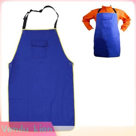 Garosa Tablier de travail Tablier de Soudage D'incendie avec Poches et Boucle Réglable, Confortable à Porter, Chiffon sport trek (1/4)