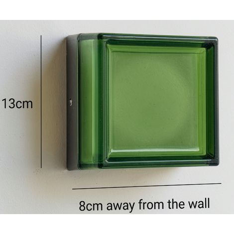 Lampe Décorative Œuf Carré Vert – Luminaire Design Minimaliste pour Entrée, Couloir, Escalier, Mur d'Accent et Tête de Lit (1/3)