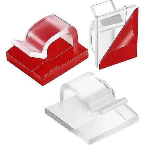 Lot de 100 mini serre-câbles d'extérieur Healwe avec ruban adhésif-AquaForge (1/5)