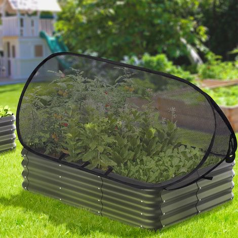 Clôture en filet à déplier pour sacs de culture – 1 m de long x 0,4 m de large x 0,4 m de haut (1/5)