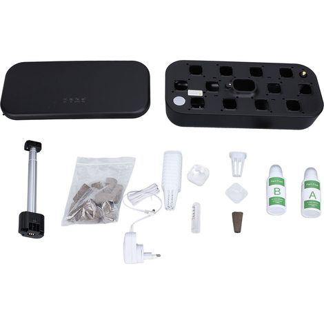 Système de culture hydroponique sans terre pour jardin d'intérieur, kit de germination avec lampe LED et prise UE 100-240 V (1/5)