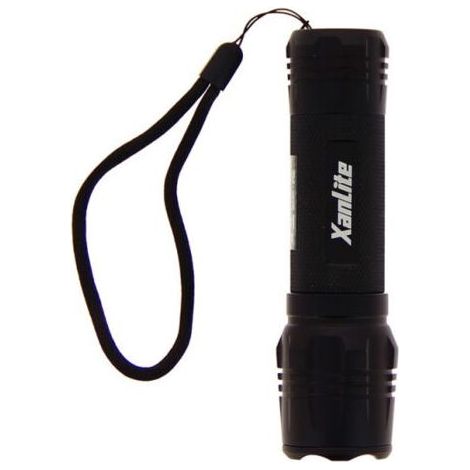 Wiederaufladbare LED-Taschenlampe per USB, 6000 mAh – 1000 Meter Reichweite – IPX4 wasserdicht – Hohe/niedrige Helligkeitsstufen für Camping und Notfälle (1/4)