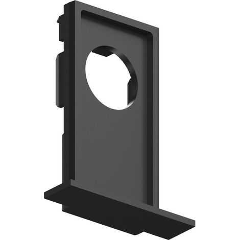 Ideal Lux Accessorio 1 luce metallo Ego nero alluminio