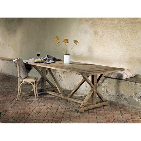 Tavolo in Pino Vecchio Guarnieri Pino CM240X100X78