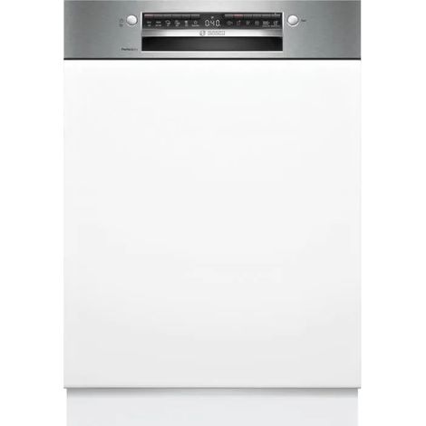 60 cm breiter geschirrspüler für 14 maßgedecke, 40 db, einbaugerät mit bedienfeld aus edelstahl - Bosch - SMI6ZCS10E (1/3)