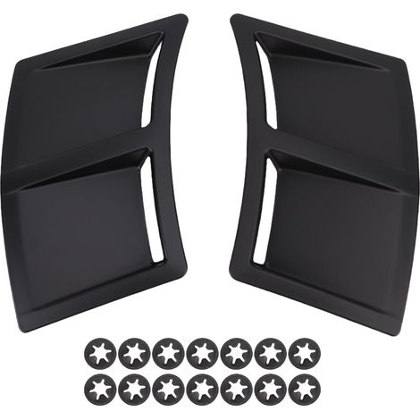 GARRYFIZH 2 Caches de Ventilation Arrière en Noir Mat pour Subaru WRX STI Berline 4D 2015-2021 - Pare-boue et Décoration (1/5)