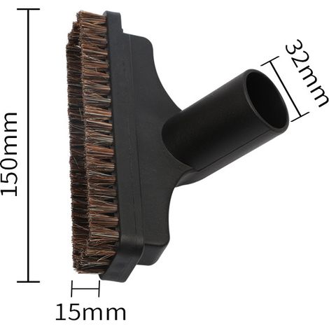 Passend für Midea Staubsaugerzubehör: Düsen, Bürstenköpfe, kleine quadratische Rosshaarbürsten, Sofareinigungszubehör, 32 mm Innendurchmesser (1/4)