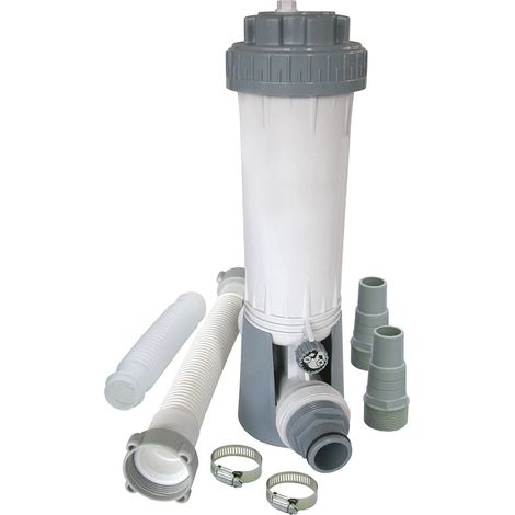 Chlorschleuse mit 2 Schlauchtüllen 38 mm
