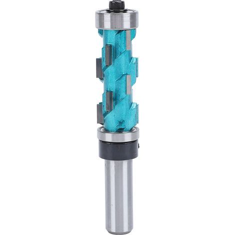 Bündigfräser, 1/2"-Spiralschaft aus Hartmetall, doppelt gelagert, für Holzbearbeitung, 3/4"-Durchmesser, 1 bis 1 1/16"-Schnittlänge (1/5)