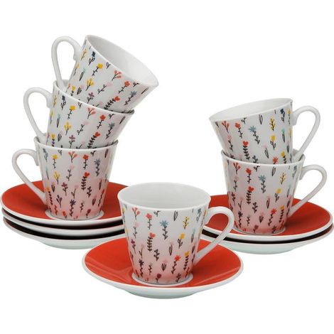 TAZAS PORCELANA CAFE BLUME 80 ML (1/2)