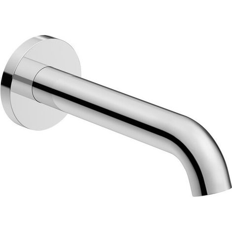Robinet de baignoire DU C.1avec rallonge rosace ronde 205, diamètre 75mm. Noir Mat