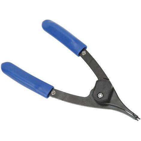 Pinza regolabile per anelli elastici da 6 pollici, per metallo interno ed esterno, utensile universale per riparazioni auto, testa dritta (1/4)