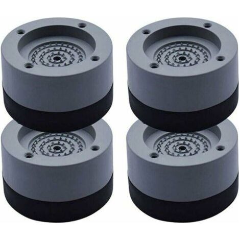Tigrezy-4Pcs Patins Anti Vibration Tampon Anti-vibration Lave Linge Universel Pieds Stabilisateur Piédestal pour Lave-Linge Réfrigérateur (1/5)