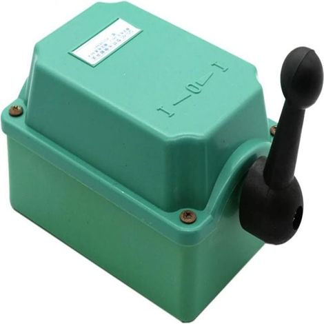 QS-15 380V 15A Inverseur de Tambour Commutateur inverseur Avant/Arrêt/Arrière ContrôleInverseur de Moteur (1/5)