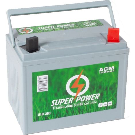 Batterie Tracteur Tondeuse Autoportée 12V 28 Ah + A DROITE