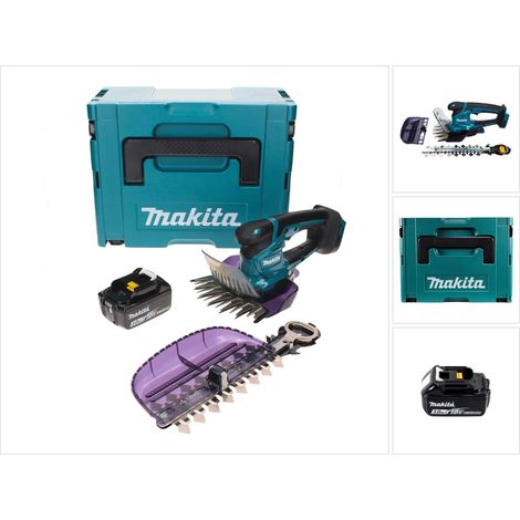 Makita DUM 604 F1XJ Akku Grasschere 18 V mit Gras- und Strauchscherblatt + 1x Akku 3,0 Ah + Makpac - ohne Ladegerät (1/5)