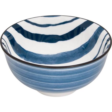 Coupelle Umami D11cm rayure bleu - Atmosphera créateur d'intérieur (1/2)