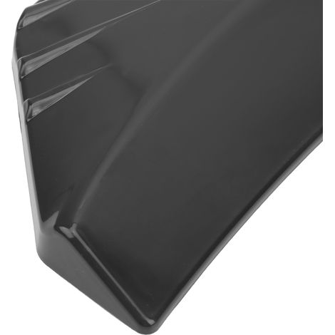 2 pièces Protège-Pare-Choc Noir Brillant, Diffuseur de Lèvre Universel Anti-Rayures pour Voiture (1/5)