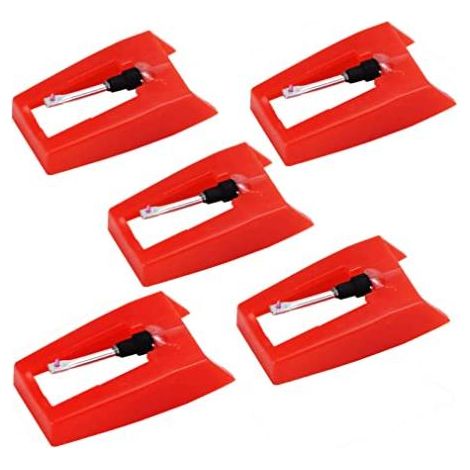 Aiguilles pour tourne-disque, lot de 5 aiguilles de rechange universelles pour platines vinyles ION, Jenson, Crosley, Victrola et Sylvania. (1/5)