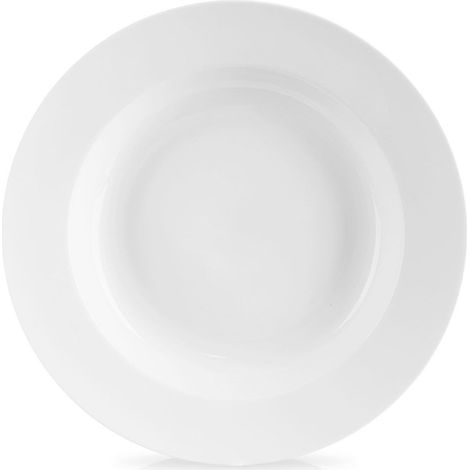 Plato hondo de porcelana MONA de 24,5 cm, 350 ml.