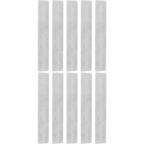 Clapet Compresseur Air Plaque de Soupape Rectangulaire 10 PièCes, Plaque de Soupape en Fonte Taille Standard pour Compresseur D'Air, Valves de Remplacement pour Cylindre de 51 mm pour 0,75-1,5KW (1/5)