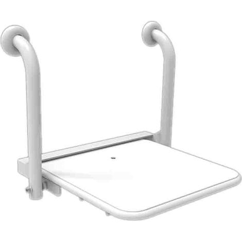 Sedile ribaltabile per doccia con seduta anatomica, inox (1/3)