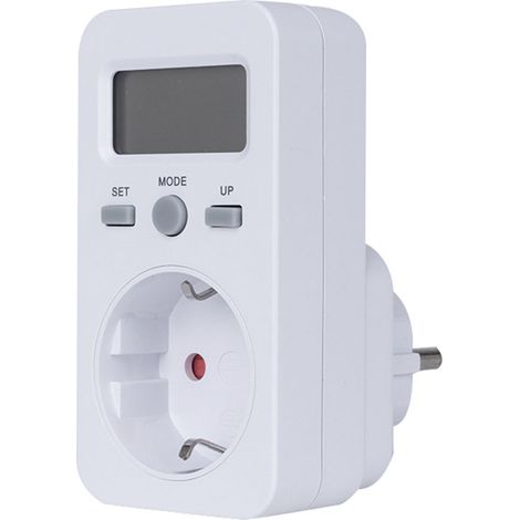 Compteur d'énergie numérique avec prise européenne, wattmètre pour courant continu, moniteur de consommation électrique, analyse et mesure de la consommation d'énergie-AquaForge