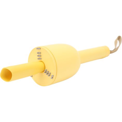 Mini aspirateur ABS 1200 mAh, rechargeable par USB, léger et sans fil, pour la maison et les voyages, jaune. (1/5)