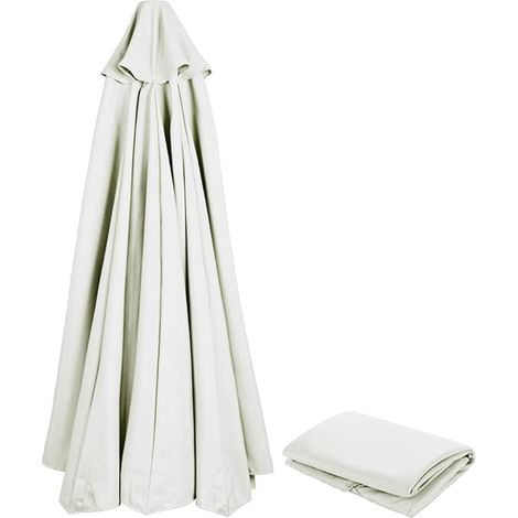 Housse de remplacement pour parasol 3M - 8 côtes Toile de remplacement pour parasol Tissu de remplacement imperméable en polyester résistant aux UV (1/5)
