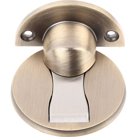 2er-Set magnetische Türstopper aus Edelstahl, Antikmessing (1/5)